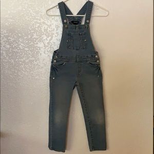 Jordache girls blue jean bibs